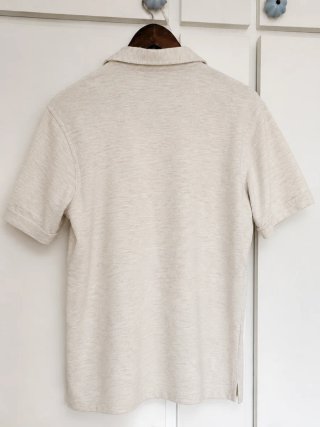 Camisa Lacoste Beige Manga Corta Talla L