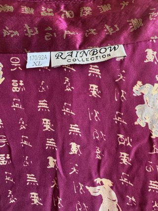 Top Seda Vintage Oriental Talla M/L