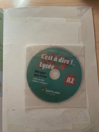 C'est à dire! Lycée A2 livre de l ́éléve