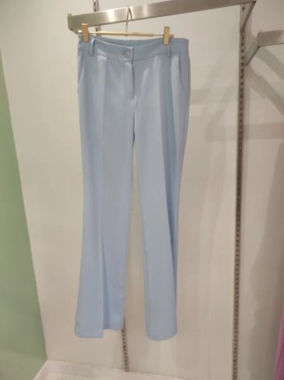 Pantaloni da abito blu cielo da donna