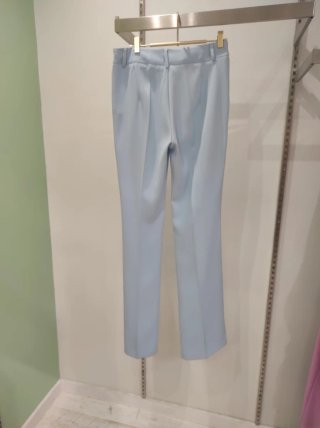 Pantaloni da abito blu cielo da donna