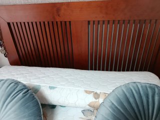 Cabecero de madera maciza 135cm