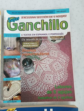 Lote 5 revistas antiguas labores
