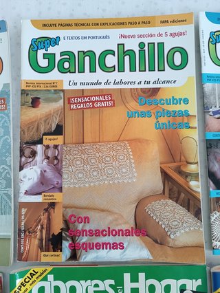 Lote 5 revistas antiguas labores