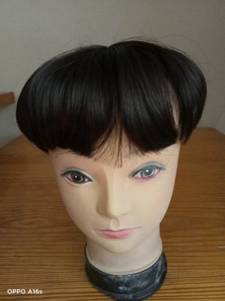 Peluquin pelo natural negro
