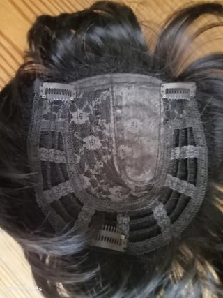 Peluquin pelo natural negro