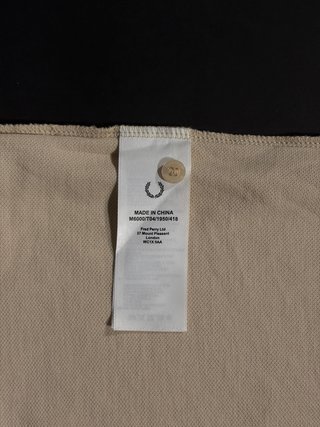 Fred Perry M6000 Polo Bege |Tamanho L