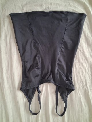Corsé Faja Lencería Negro Encaje