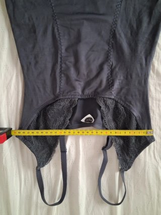 Corsé Faja Lencería Negro Encaje