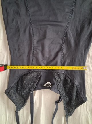 Corsé Faja Lencería Negro Encaje