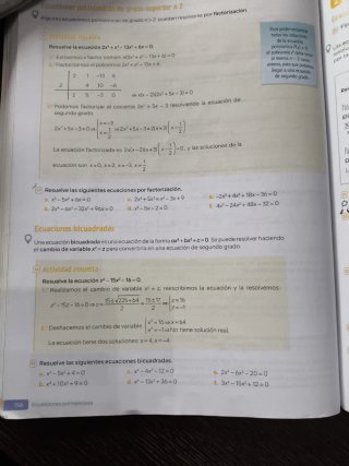 Matemáticas B, 4 secundaria, Revuela