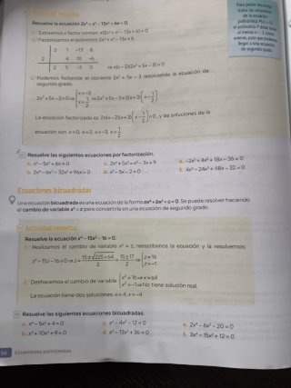 Matemáticas B, 4 secundaria, Revuela