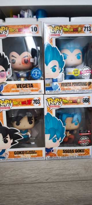 Pack 9 Funkos Dragon Ball