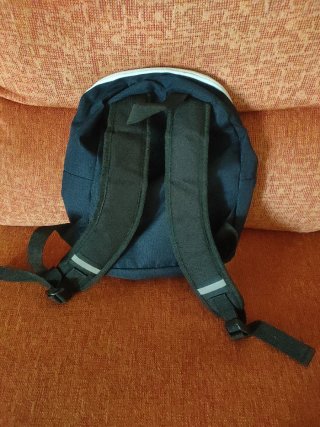 Mochila Fila rosa y azul marino