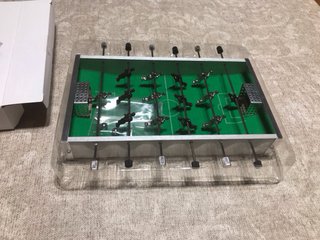 Mini futbolín de mesa