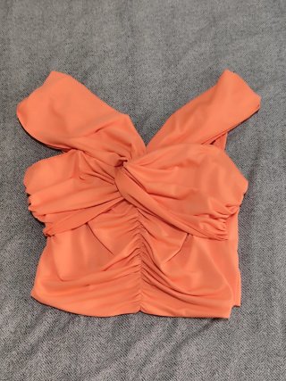 Blusa naranja talla S