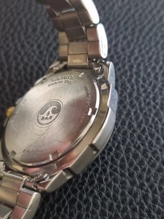 Seiko V657-9029 Chronograph Vintage Oro/Plata