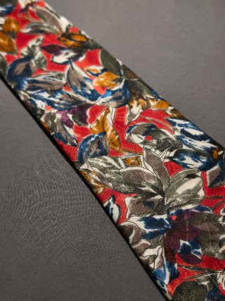 Cravatta vintage fantasia floreale Angelo Litrico
