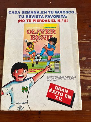 Revistas semanales - oliver y benji