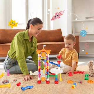 Marble Run Set 230 pezzi con Ascensore Motorizzato