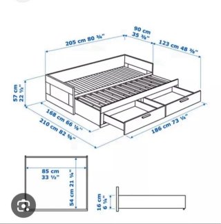 Cama nido Brimmes Ikea Blanca