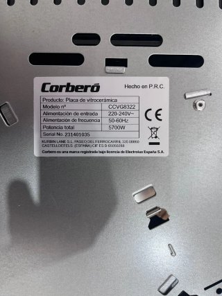 Vitrocerámica Corbero