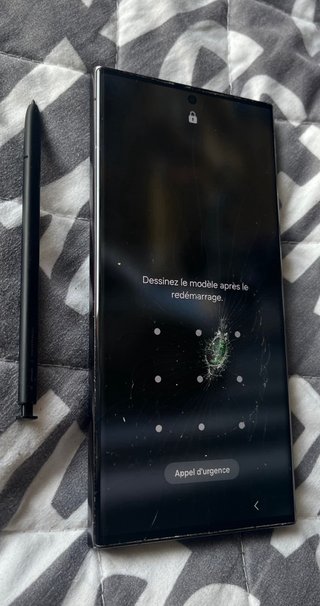 Samsung S23 Ultra 256GB Nero + S-Pen (Da Riparare)