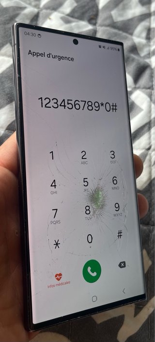 Samsung S23 Ultra 256GB Nero + S-Pen (Da Riparare)