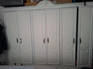Armario vintage grande de madera