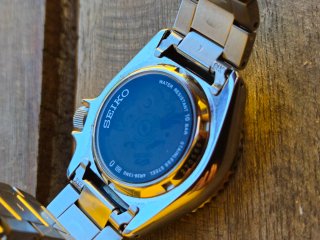Reloj Seiko 5 Sports SRPJ47K1 Esqueleto FULL SET
