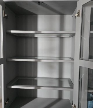 Vitrina IKEA HAVSTA Gris Madera Cristal