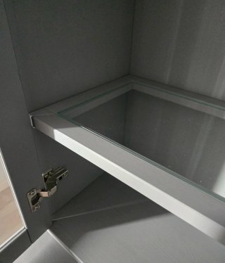 Vitrina IKEA HAVSTA Gris Madera Cristal
