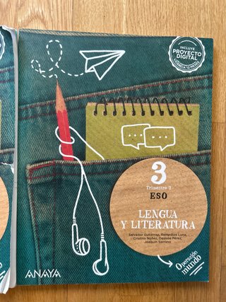 Lengua y literatura 3 ESO ANAYA