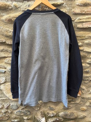 Camiseta jersei Jordan juvenil gris y azul