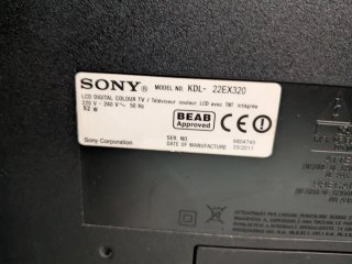TV Sony Bravia 22 pollici KDL-22EX320