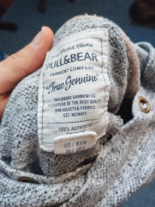 Sudadera Gris Pull & Bear
