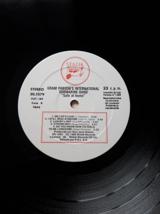 Vinilo Gram Parsons Safe At Home