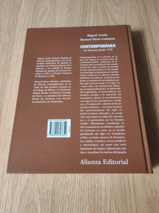 Contemporánea la historia desde 1776