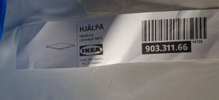 Balda IKEA Blanca y Azul