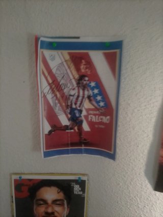 Poster Atlético de Madrid firmado por Falcao