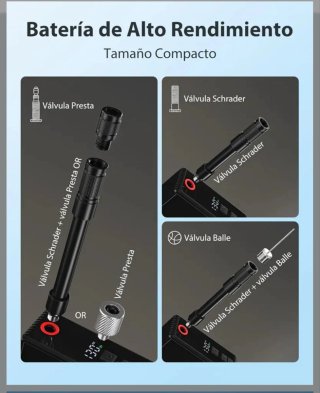 Mini inflador para ruedas nuevo