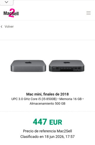 Mac mini finales 2018