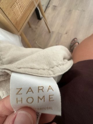 Edredón y plaid Zara Home beige