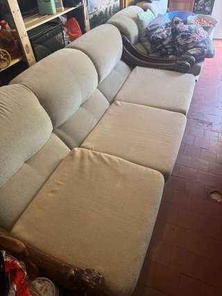 Conjunto Sofá 3 pzas. Y 2 sofas individuales.
