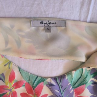 Vestido Pepe Jeans Estampado Tropical Talla XS