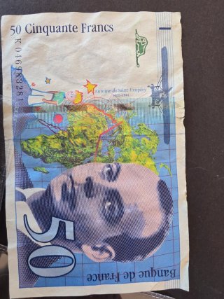 Lote Billetes Franceses.