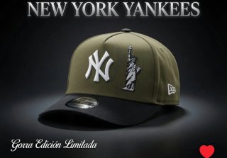 Gorra New Era NY Statue of Liberty Verde Negra