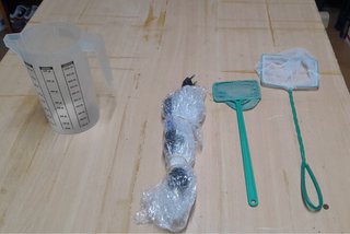 Acuario Negro y Transparente+mueble