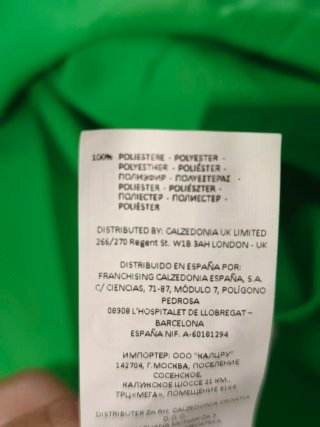 Pigiama Tezenis verde