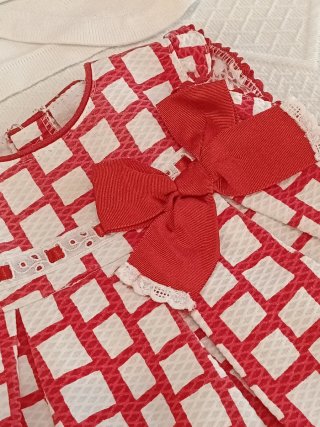 Conjunto Vestido T 6 meses con chaqueta